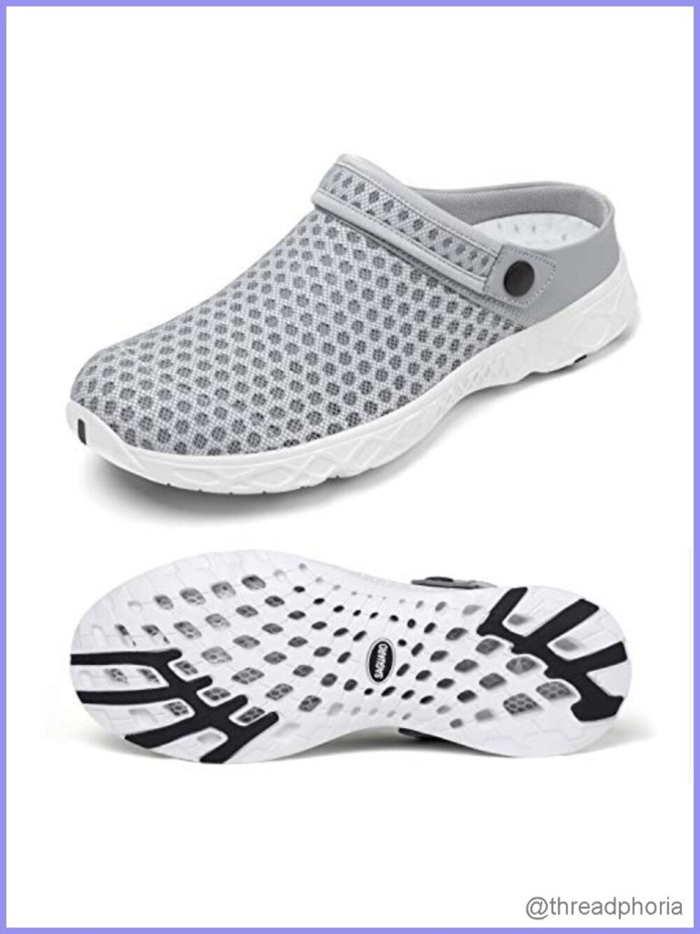 Quick Dry Mesh Garden Clogs, Lightweight Breathable Water Shoes